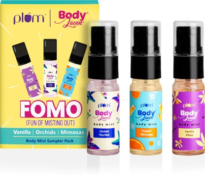 Plum BodyLovin' Bestsellin' Body Mists Sampler Pack | 5 ml Body Mists Body Mist  -  For Women  (15 ml, Pack of 3)