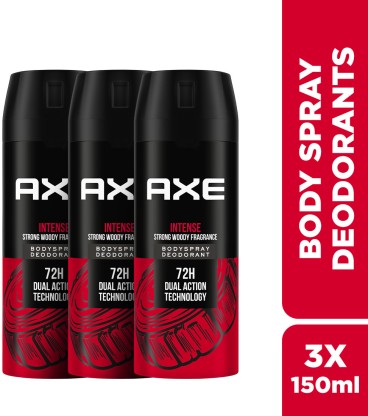 AXE INT BDSPRY Body Spray  -  For Men  (150 ml, Pack of 3)