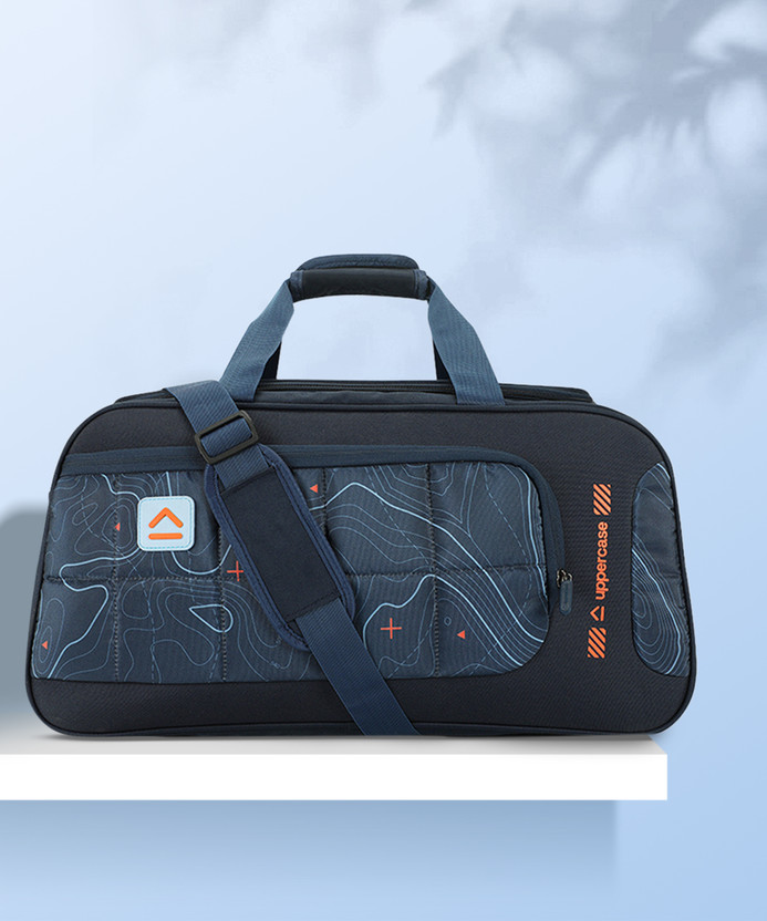 44 L Hand Duffel Bag - Topo 55cm Duffle Bag 44L Bag for Men & Women PVC Pocket Inside - Blue - Large Capacity