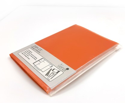 VIVA Zip-It Storage A5 Note Book Single Rule 160 Pages  (Orange)
