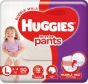 Huggies Wonder Pants with Bubble Bed Technology Diapers - L  (50 Pieces)