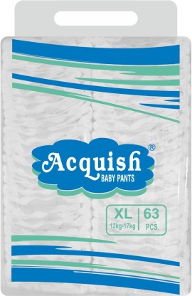 acquish Disposable Baby Pants - XL  (63 Pieces)
