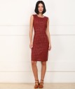 Women Shift Maroon Dress
