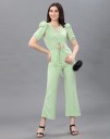 Women Co-ords Light Green Dress
