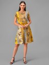 Women A-line Multicolor Dress