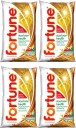 Fortune Health Rice Bran Oil Pouch  (4 x 1 L)