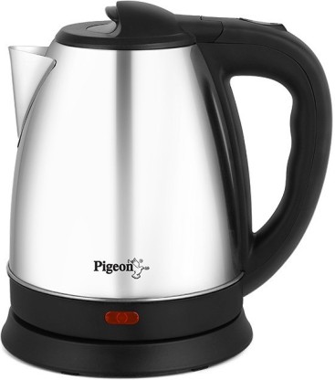 Pigeon Favourite Electric Kettle  (1.5 L, Silver, Black)