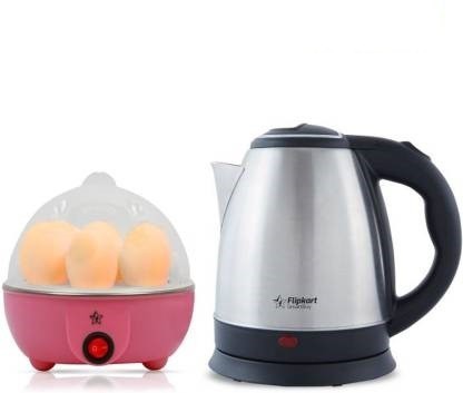 Flipkart SmartBuy combo kettle and egg boiler Electric Kettle (1.5 L, Multicolor) Electric Kettle  (1.5 L, Multicolor)