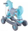 Myhoodwink 2 in 1 MULTICOLOR Horsey Rocker Cum Ride On Toy for Kids Rideons & Wagons Non Battery Operated Ride On  (Multicolor)