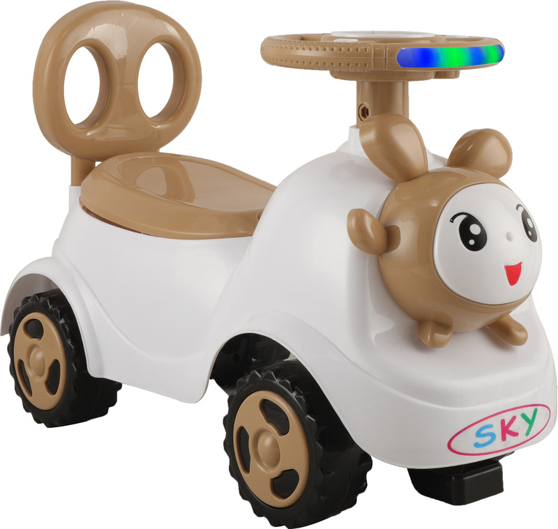 JoyRide Bunny Rideon SKY Rider | Rider for Kids | Boys | Girls Rideons & Wagons Non Battery Operated Ride On (Brown)