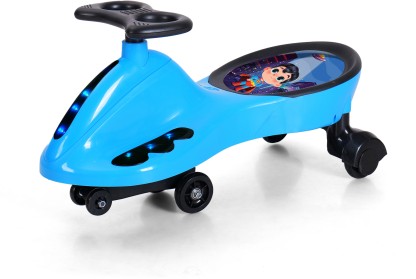 Miss & Chief Superman Swing Car Rideon for kids, Magic car for Boys & Girls Rideons & Wagons Non Battery Operated Ride On  (Blue)