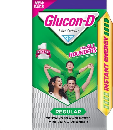 Glucon-D Regular Energy Drink  (450 g, Plain Flavored)
