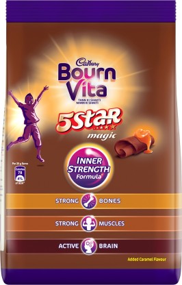 Cadbury Bournvita 5 Star Magic Health Nutrition Drink  (750 g, Chocolate Flavored)