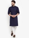 Men Kurta and Pyjama Set Cotton Blend