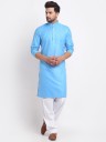 Men Kurta and Salwar Set Cotton Blend