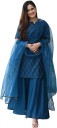 Women Kurta and Sharara Set Viscose Rayon