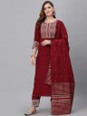 Women Kurta and Pant Set Cotton Blend