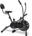 Powermax Fitness BU-201 Dual-Action Stationary Exercise Bike  (Black)