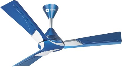Orient Electric Wendy 1200 mm 3 Blade Ceiling Fan  (Azure Blue Silver, Pack of 1)