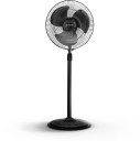 Longway Speedy Heavy Duty 1 Star 400 mm Ultra High Speed 3 Blade Pedestal Fan  (Black, Pack of 1)