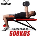 SLOVIC Home Gym | Full Body Workout | Weight Training Bench Multipurpose Fitness Bench