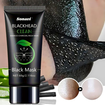 Sonavi Charcoal Peel-Off Mask for Smooth, Blemish-Free Skin | Peel Off Mask  (60 g)