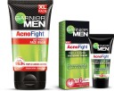 GARNIER Men Acno Fight Pimple Clearing Facewash, 150gm + Acno Fight Anti Pimple Moisturiser 45 gm (pack of 2) Face Wash  (195 g)