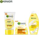 GARNIER Vitamin C Skin Care Mini Combo Pack (Bright Complete : Facewash, 150g + Serum Cream SPF 40, 45g + Light Complete Body Lotion, 250 ml) Face Wash  (445 g)