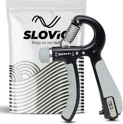 SLOVIC Hand Grip With Counter | Upto 60 Kg | Hand Grip Strengthener |Hand Grip Hand Grip/Fitness Grip
