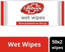 LIFEBUOY Wet Wipes Germ Protection On the Go  (50 Tissues)