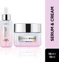 L'Oréal Paris Glycolic Bright Serum 15ml + Day cream 15ml | Anushka's Skin Brightening Combo  (2 Items in the set)