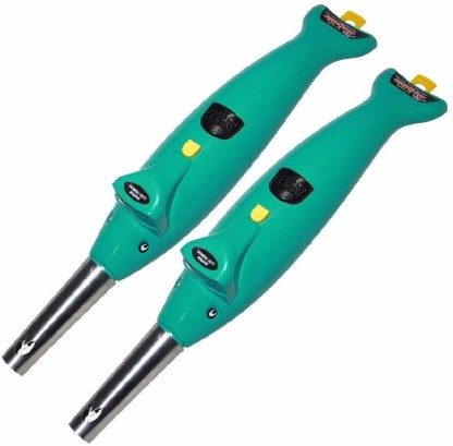 Wellberg Electric Gas Lighter for Kitchen Pack of 2 Plastic Gas Lighter  (Multicolor, Pack of 2)