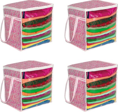 Ankit International AI_Pink Box_04 Saree Cover AI_Pink Box_04  (Pink)