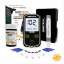AMBITECH Elizy Blood Glucose Meter Kit with 25 strips and 25 lancets ( Made in India ) ( Life time warranty) Glucometer  (Black)