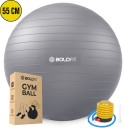 BOLDFIT Gym Ball 55 Cms With Pump Pregnancy Swiss Ball Workout Ball Yoga Ball Exercise Gym Ball  (With Pump)