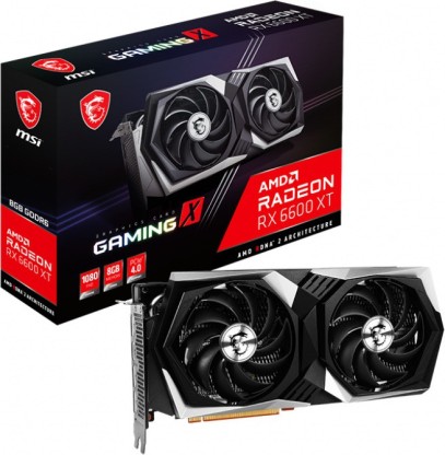 MSI AMD/ATI Radeon RX 6600 XT GAMING X 8G 8 GB GDDR6 Graphics Card  (Black)