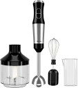 Lifelong LLHBZ05 Infinia Plus with, Chopper, Whisker and Beaker 400 W Hand Blender  (Silver)