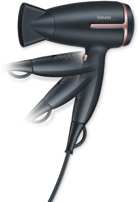 Beurer Foldable Travel Hair Dryer with 3 Years Warranty Hair Dryer  (1600 W, Black)