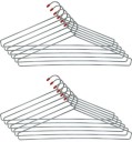Lashkara Multipurpose Hangers for wardrobe Steel Shirt Pack of 12 Hangers For  Shirt  (Steel)