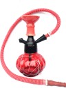 The New Look k 8 inch Glass Hookah Red 8 inch Glass Hookah  (Red)