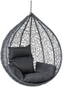 Furniture kart Hammock Black & Silver(Grey) Steel Large Swing  (Silver, Pack of 3, Pre-assembled)