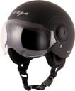 VEGA Atom Motorbike Helmet  (Dull Black)