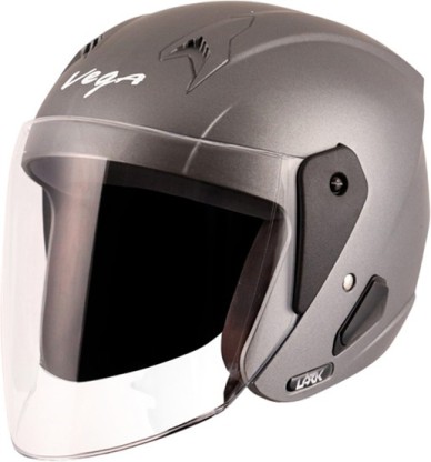 VEGA Lark Motorbike Helmet  (Dull Anthracite)