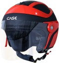 Steelbird SB-29 Case Motorbike Helmet  (MAT BLACK WITH RED)