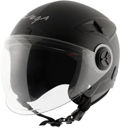 VEGA Blaze Motorbike Helmet  (Black)