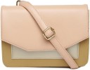 Beige, Brown Women Sling Bag - Mini