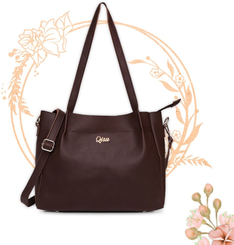 Women Brown Satchel - Mini
