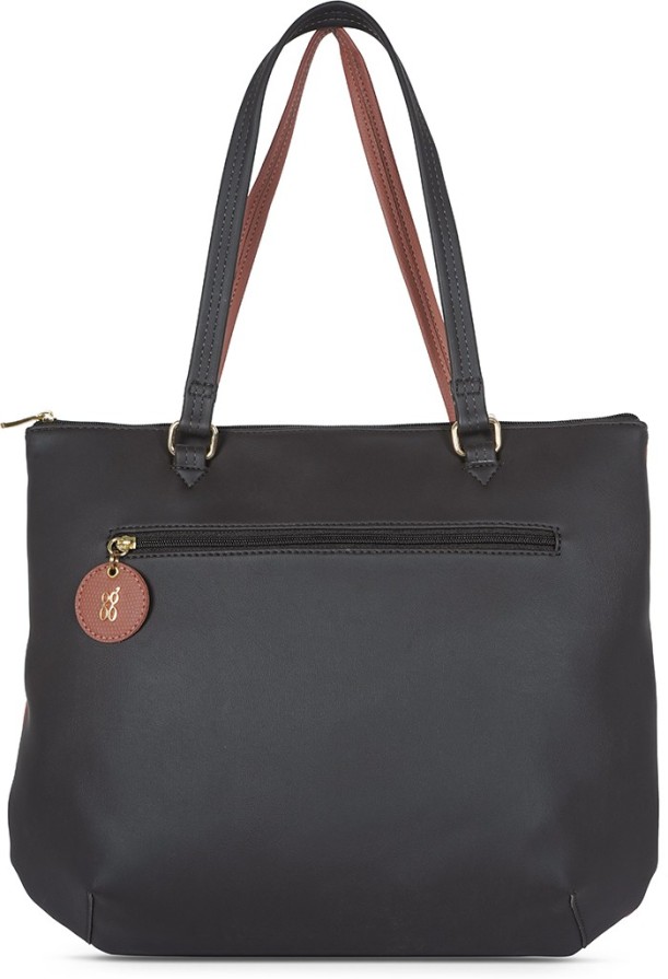 Women Brown, Black Tote - Extra Spacious