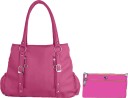 Women Pink Hand-held Bag - Extra Spacious  (Pack of: 2)