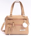 Women Beige Satchel